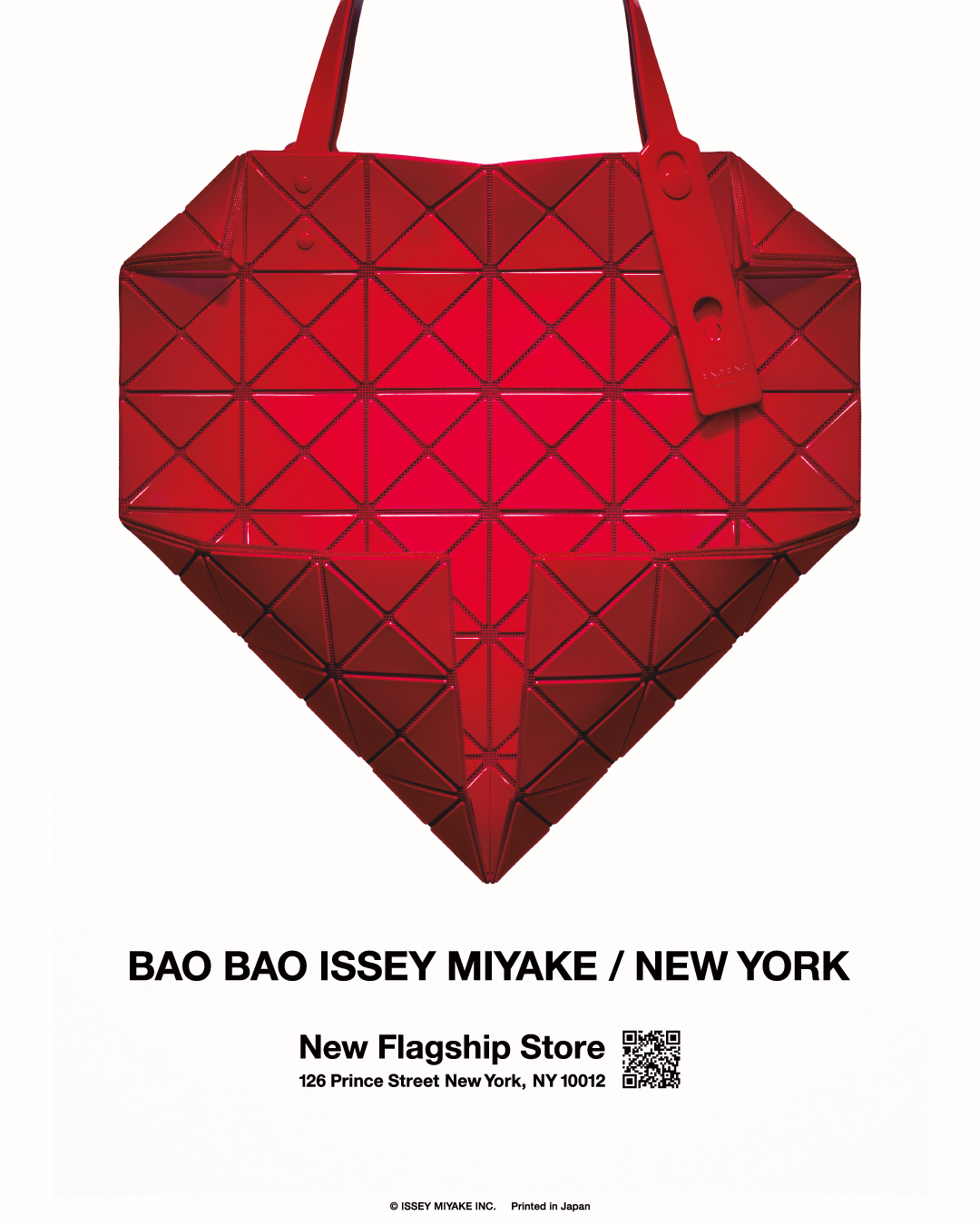 Alternate view of BAO BAO ISSEY MIYAKE Lucent heart-shaped tote bag, main campaign visual