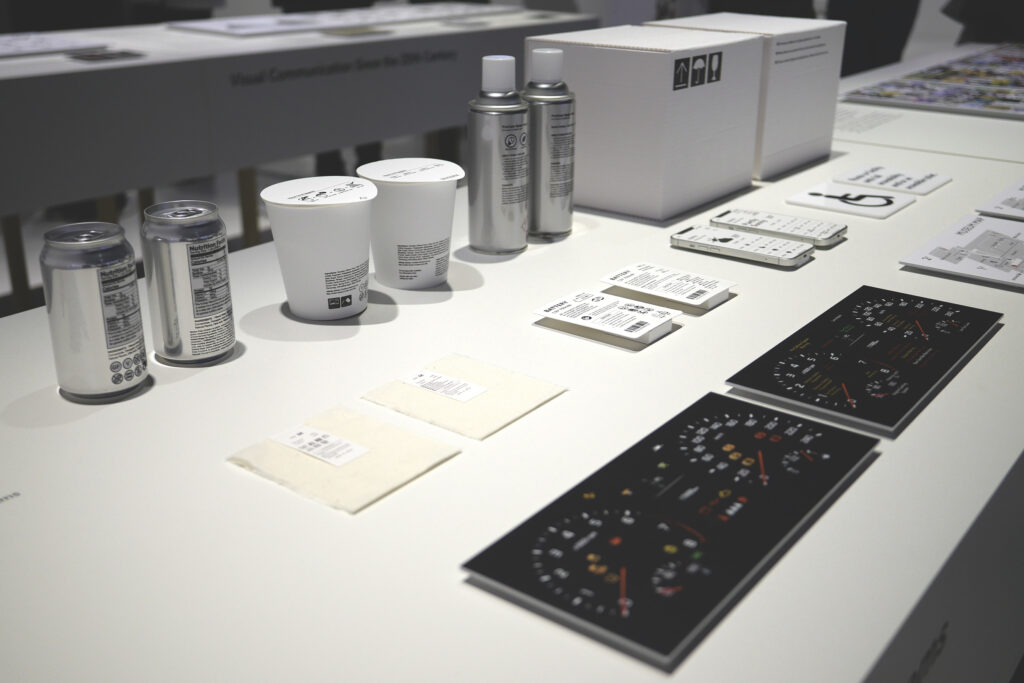 Collection of real-world products displaying functional pictograms.